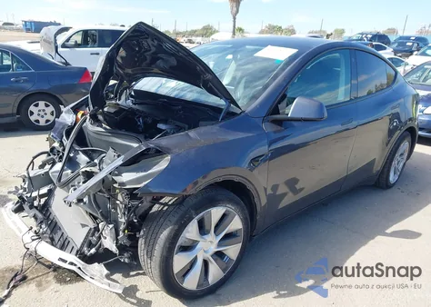 2021 Tesla Model Y Long Range Dual Motor All-Wheel Drive z USA, uszkodzony, nr VIN 5YJYGDEE2MF091449